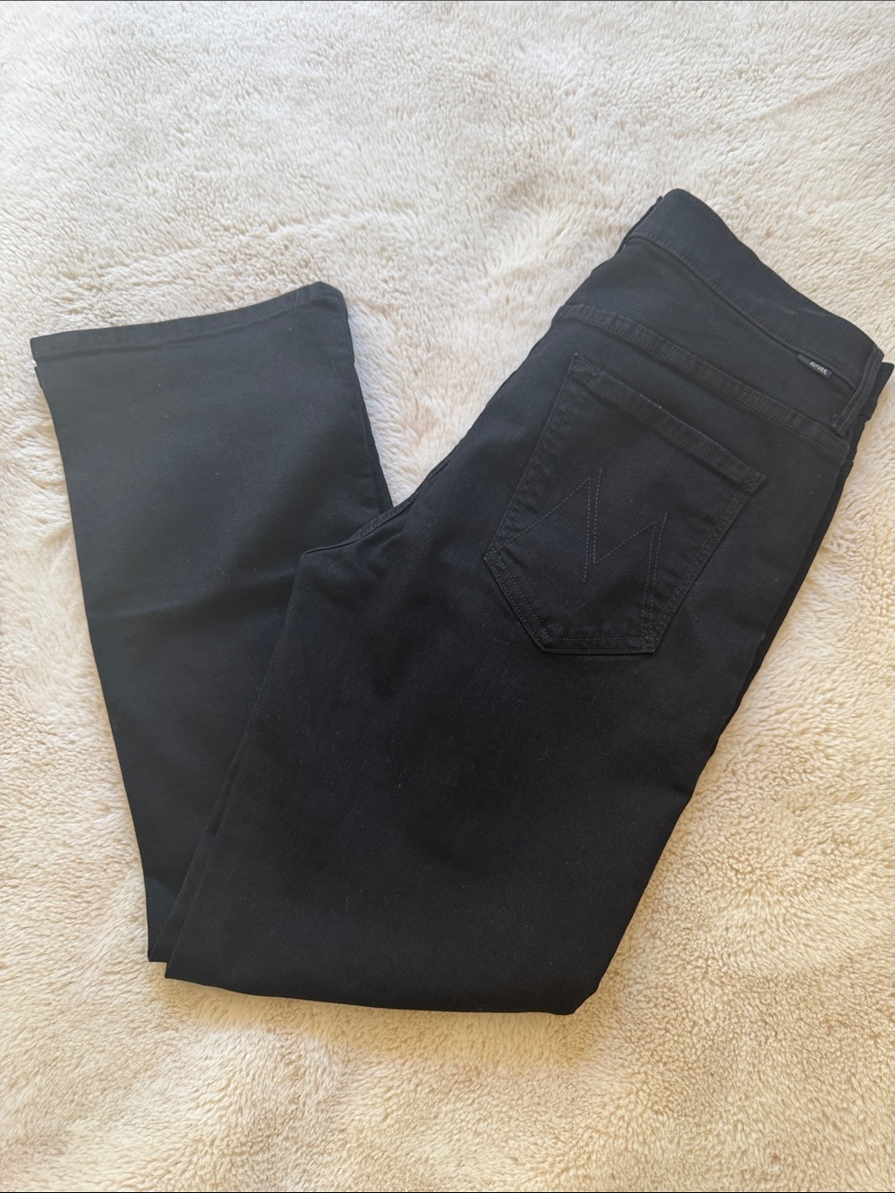 Mother The Insider Crop - Not Guilty Women’s Black Jeans -